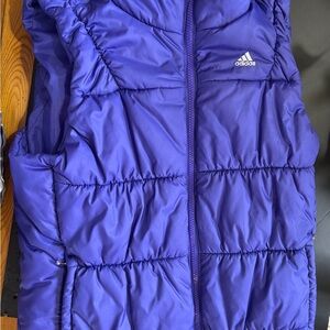 Adidas Women's Vibrant Purple Quilted Vest